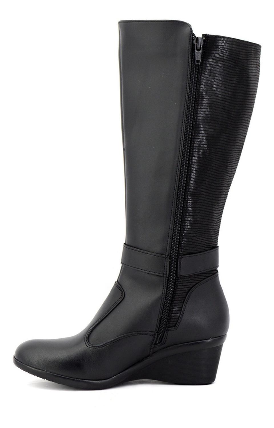 Bota Yuyin Para Mujer 99261 Negro [yuy299], foto 2 de 6
