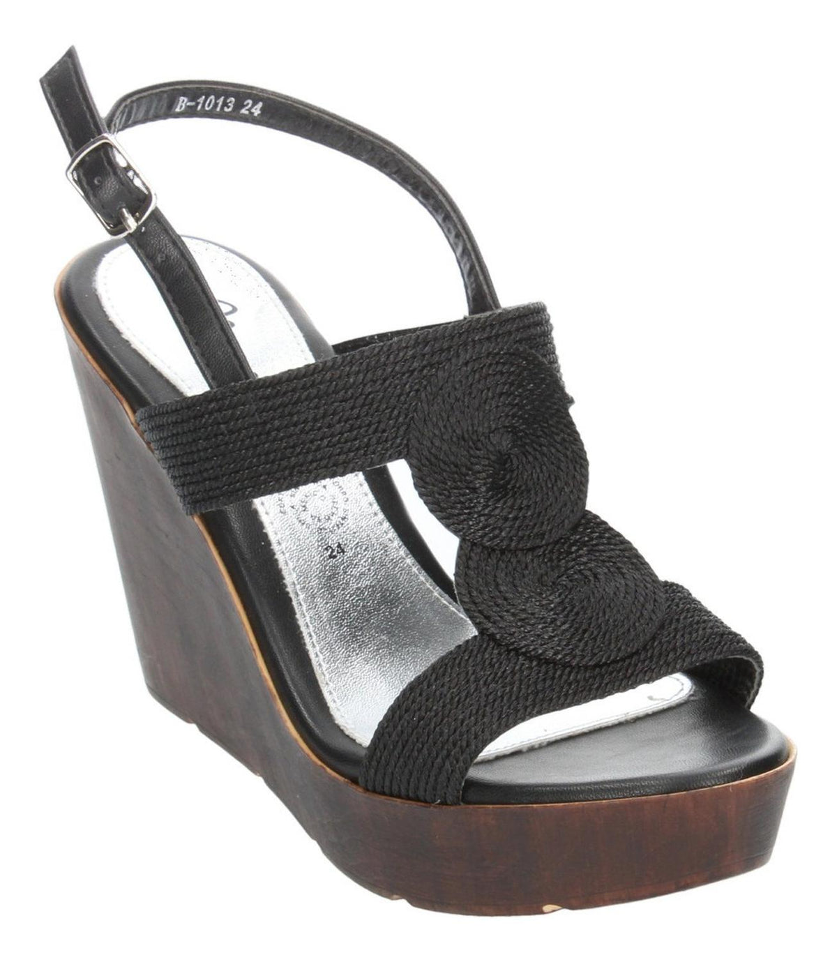 Sandalias Manila Para Mujer B1013 Negro [mla294], foto 4 de 10