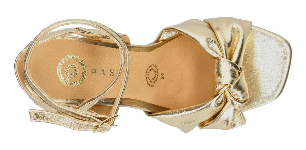Sandalias De Plataforma Passi Dorado Para Mujer [pas5], foto 9 de 11