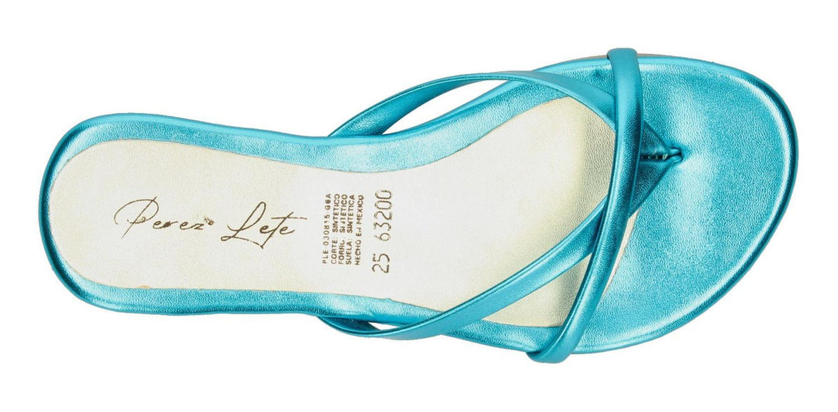 Sandalias Perez Lete Turquesa Para Mujer [plt299], foto 8 de 10
