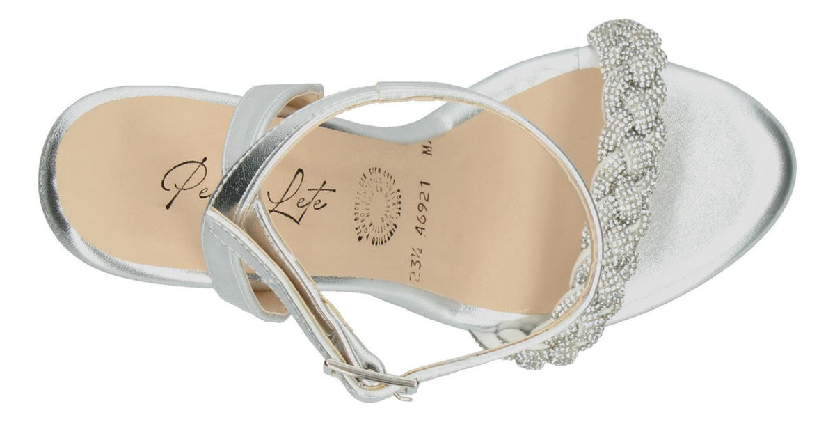 Sandalias De Fiesta Perez Lete Plateado Para Mujer [plt372], foto 8 de 10