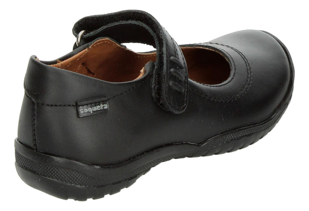 Zapato Escolar Coqueta Niña Negro Escolar Infantil T18-26, foto 3 de 10