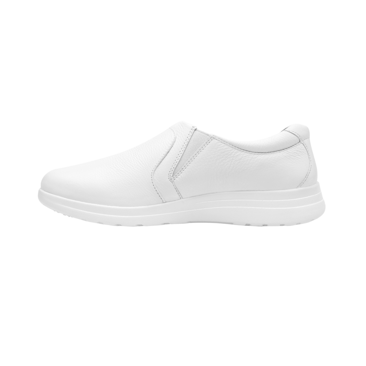 Zapato Flexi Traviata Dama Blanco De Servicio Enfermería Hospital Slip On Casual Mujer, foto 4 de 10