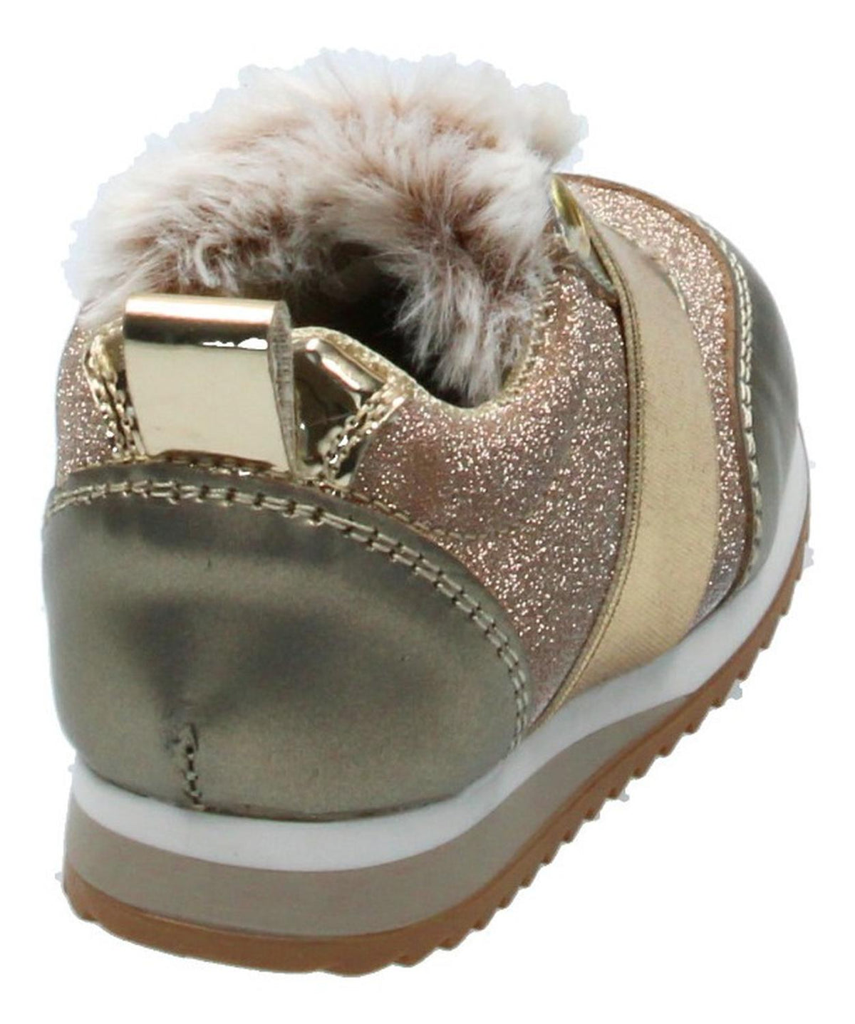Tenis Mini Burbujas Para Niña 28-884-m27 Dorado [mnb168], foto 4 de 6