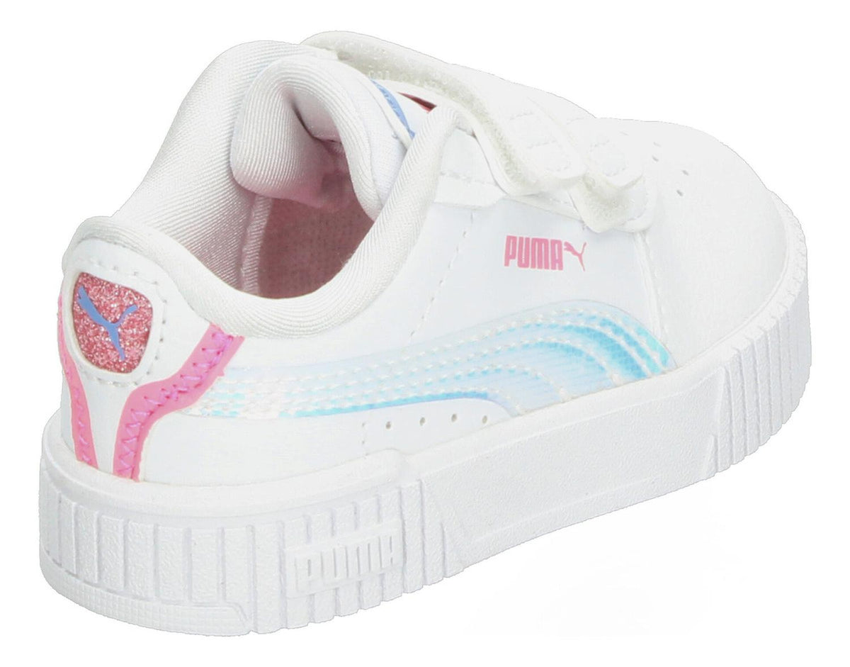Tenis Puma Niña Carina 2.0 Deep Dive Blanco Velcro (11-16), foto 3 de 8