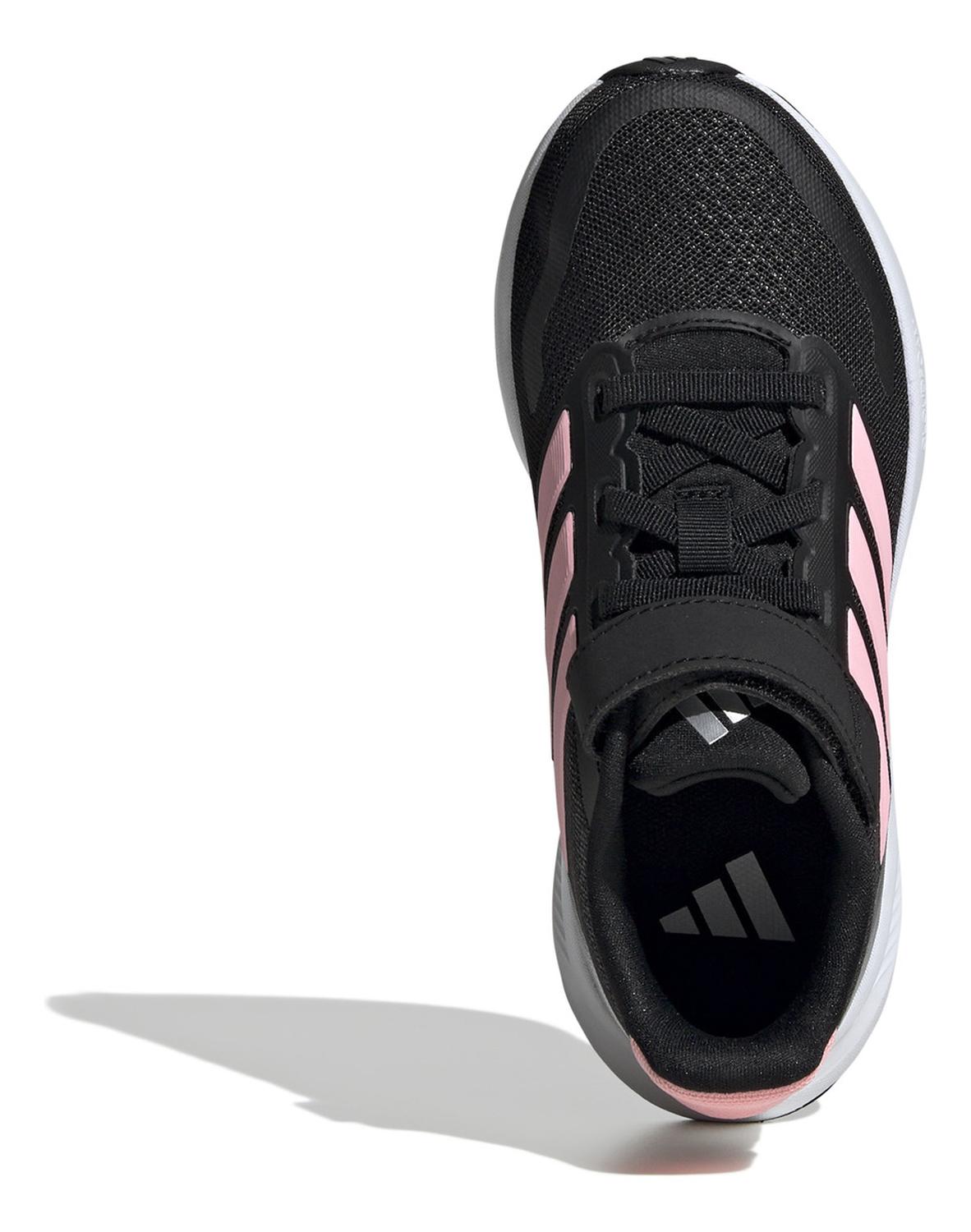 Tenis adidas Niña Correr Runfalcon 5 Negro Rosa Sport Original Cómodo Cintas Velcro Ajustables, foto 7 de 10