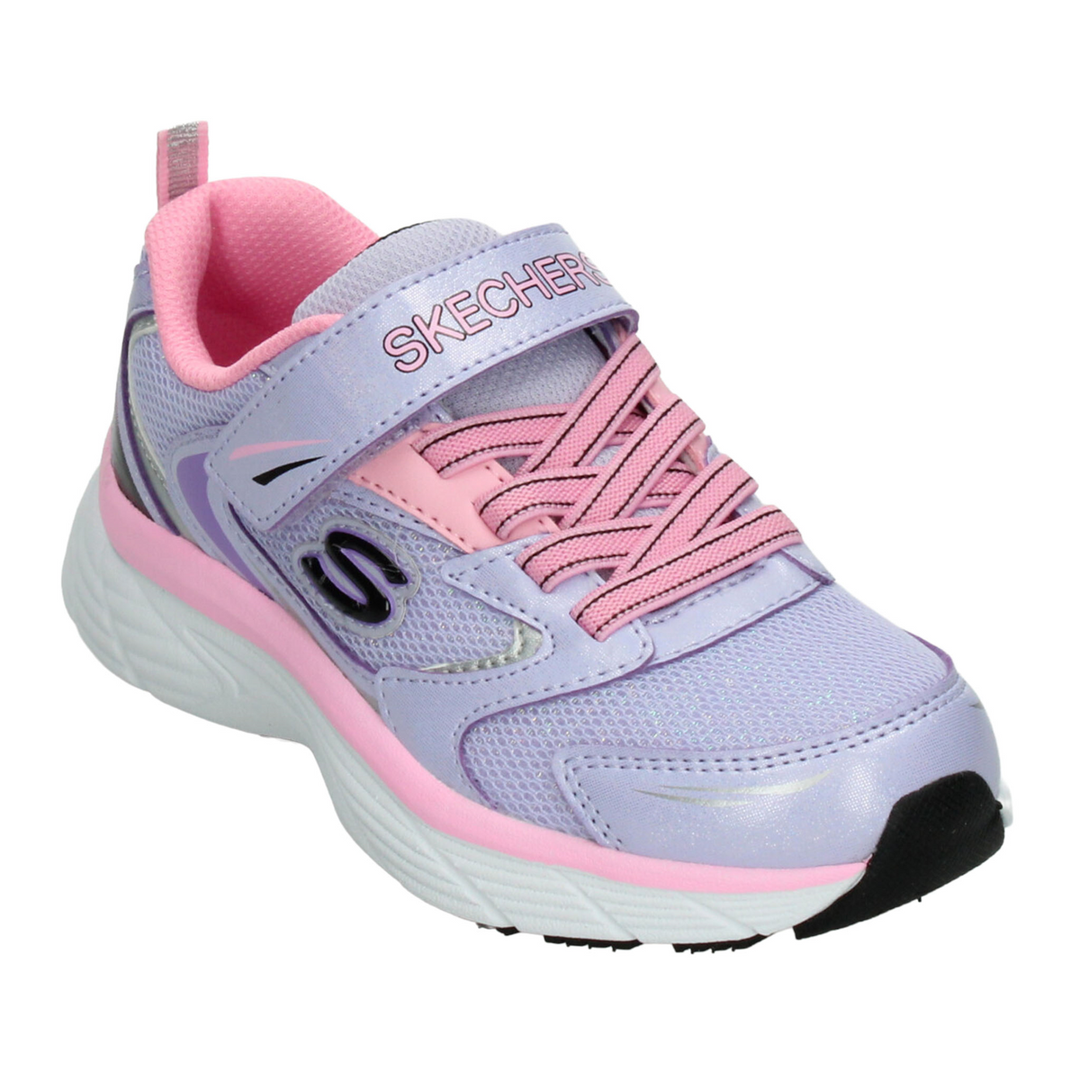 Tenis Skechers Niña Lavanda Deportivo Cinta Adhesiva Infantil T17-22, foto 4 de 10