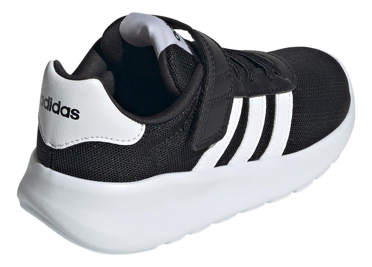 Tenis adidas Lite Racer 3.0 Con Velcro Negro Para Niño, foto 3 de 7
