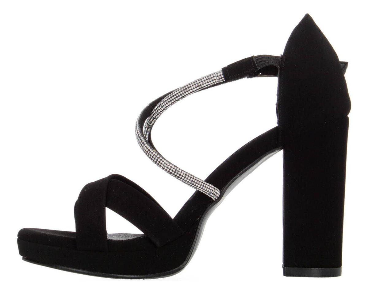 Sandalias De Fiesta Perez Lete Negro Para Mujer [plt349], foto 5 de 10