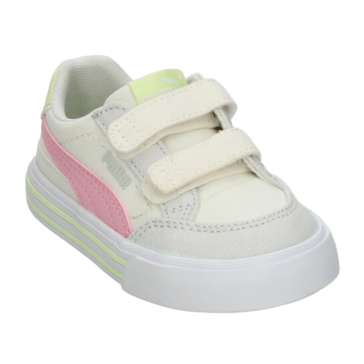 Tenis Puma Court Classic Niña Off White Casual Infantil T11-16, foto 4 de 10