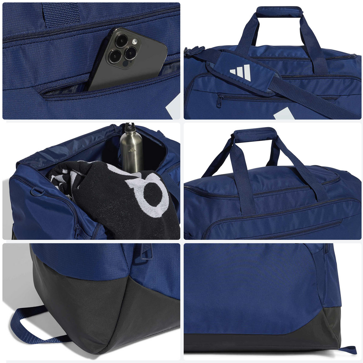 Bolsa Deportiva Adidas Defender Azul Gym Training Unisex 60L, foto 8 de 10
