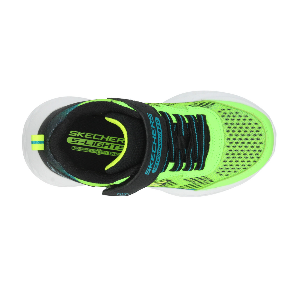 Tenis Skechers Meteor-Lights 2.0 Niño Verde Casual Led Infantil T17-22, foto 8 de 10