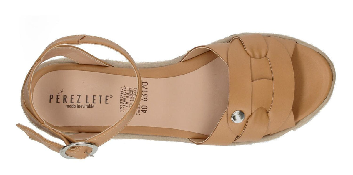 Sandalias Perez Lete Para Mujer 63170 Cafe [plt241], foto 8 de 10
