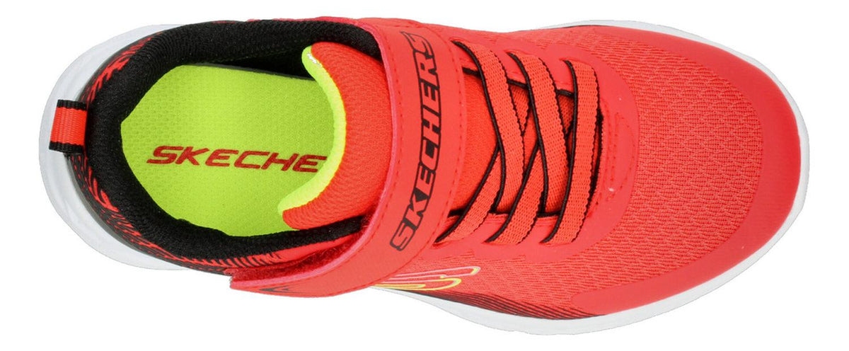Tenis Skechers Microspec Ii Velcro Ajustable Rojo Niño, foto 8 de 10