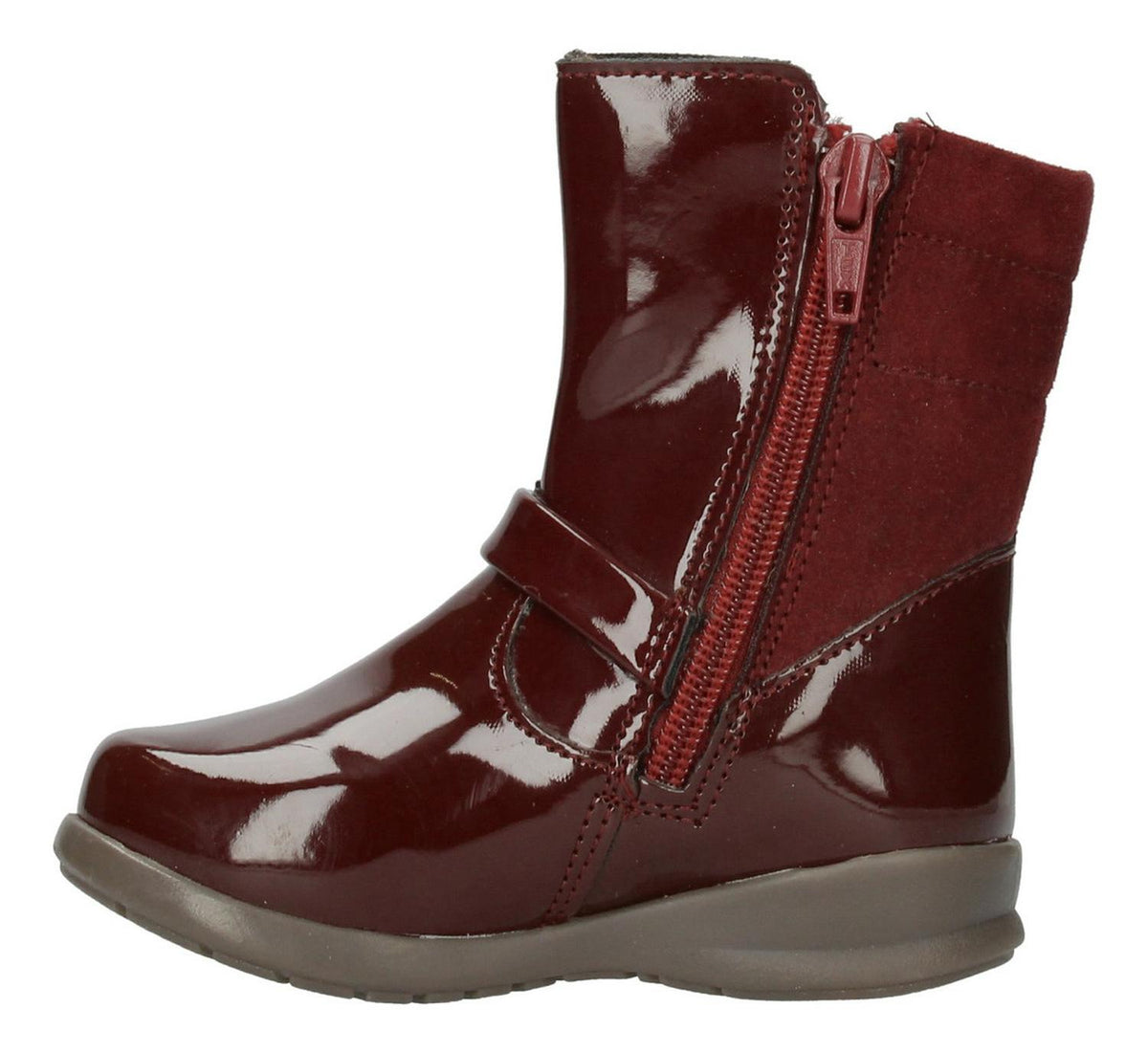 Bota Coqueta Para Niña 94600-u Vino [cta866], foto 2 de 6