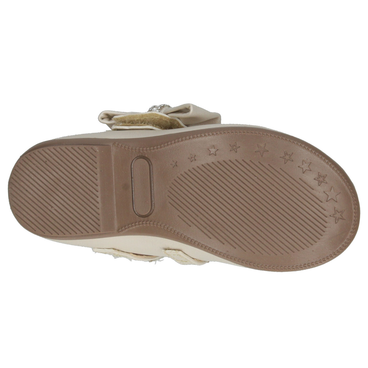 Flat Vavito Niña Beige Ceremonia Formal Infantil T15-18, foto 9 de 10
