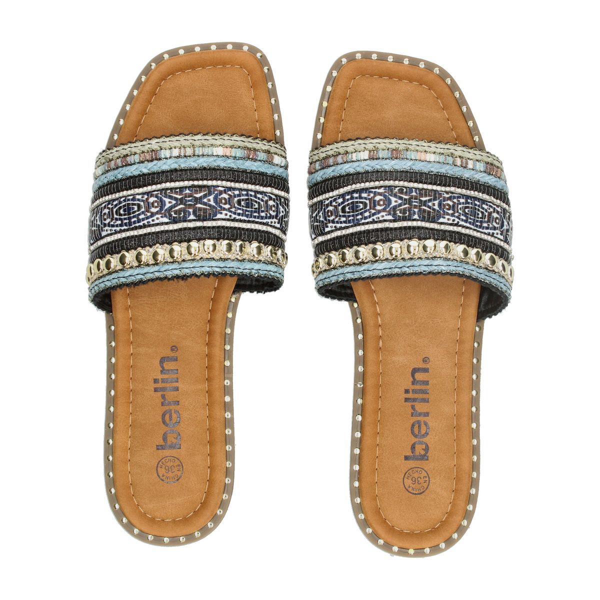 Sandalias Berlin Azul para Mujer [BLI186], foto 10 de 10
