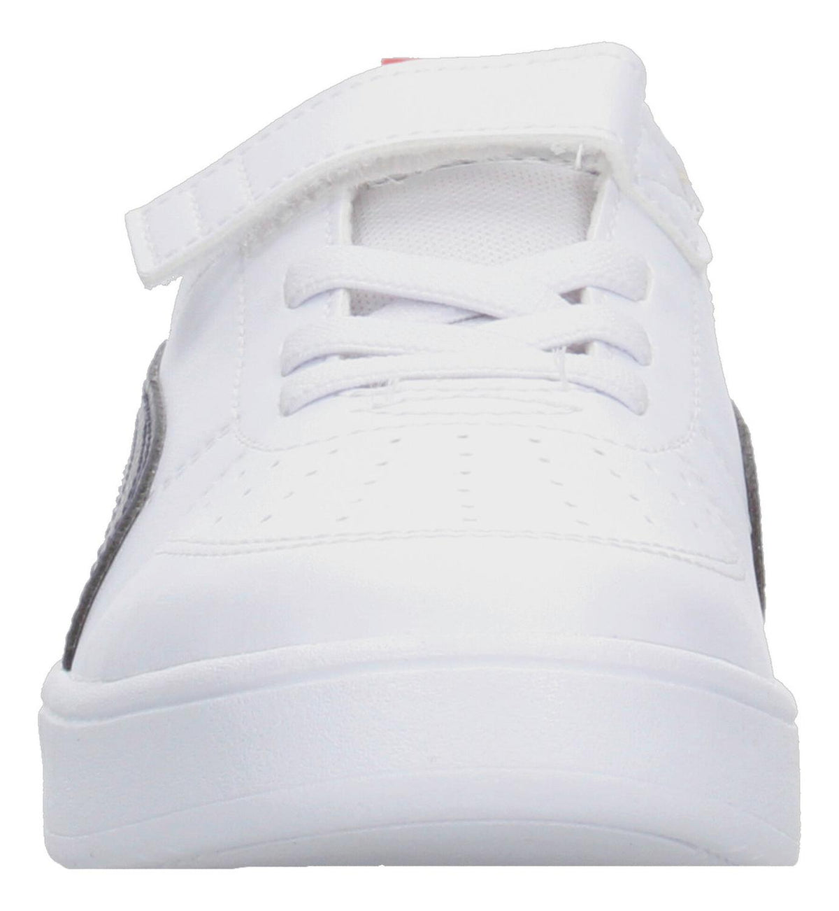 Tenis Niño Puma Rickie Blanco Azul Marino Original Streetwear Sneakers Casual Velcro Ajustable, foto 6 de 10