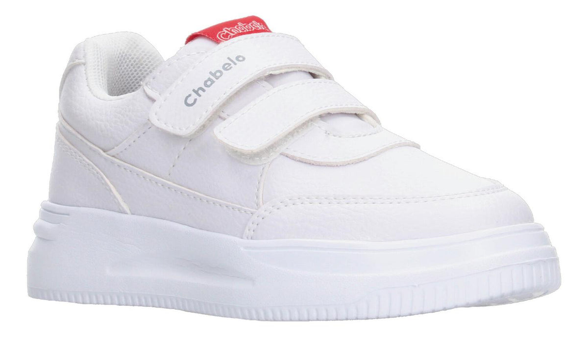 Tenis Escolar Chabelo Blanco Con Velcro Para Niño T18-22, foto 2 de 10