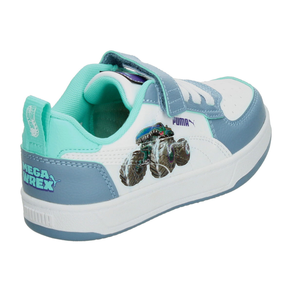 Tenis Puma Hot Wheels Niño Blanco Casual Infantil T16-22, foto 3 de 10
