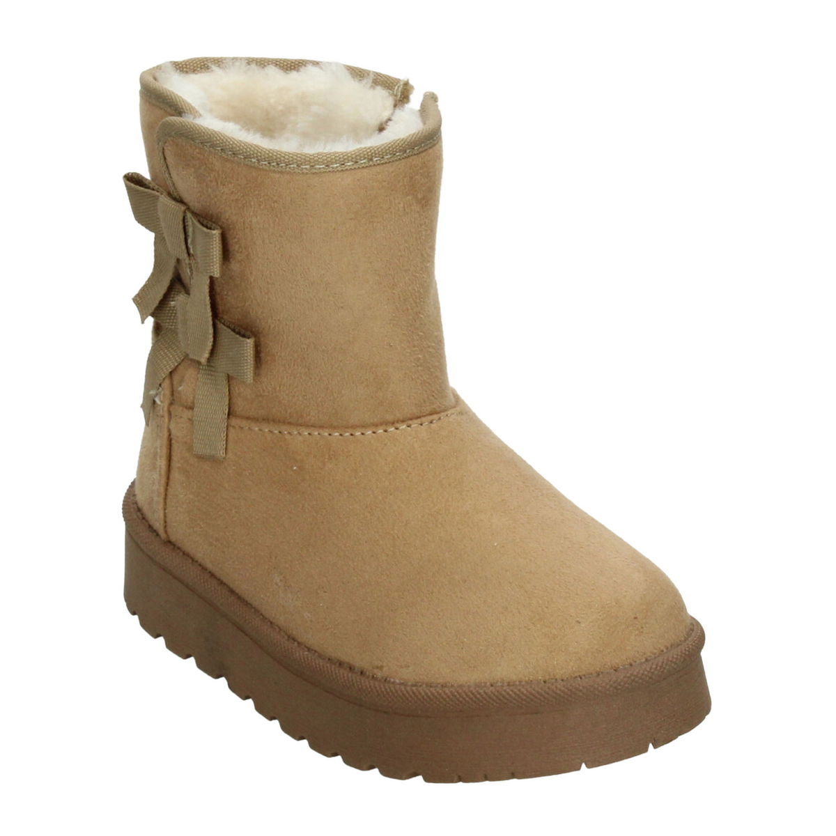 Bota Vavito Niña Beige Invierno Casual Peluche Infantil T15-18, foto 4 de 10