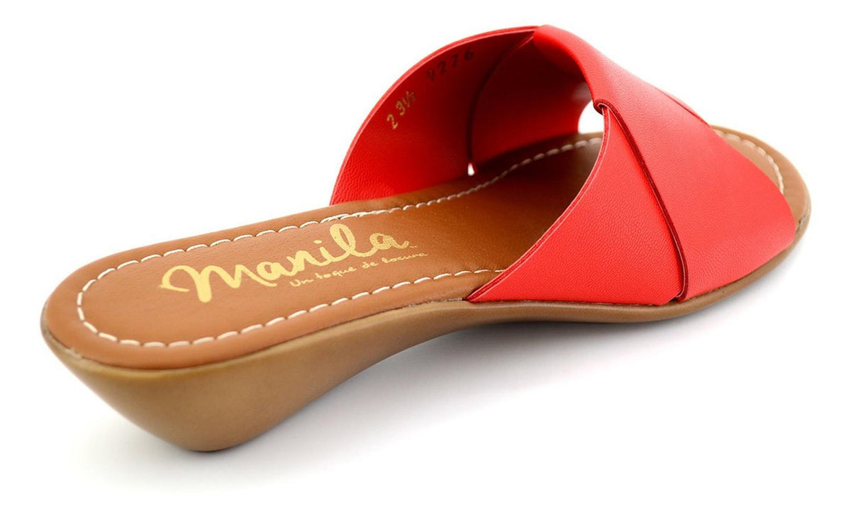 Sandalias Manila Para Mujer 9276 Rojo [mla248], foto 4 de 6