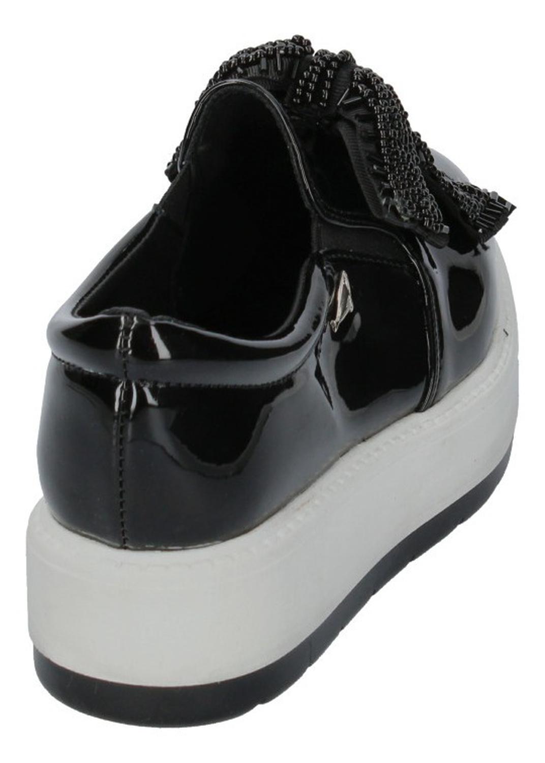 Zapato Casual Hemisferios Para Mujer 7302-1-a Negro [hmf7], foto 4 de 6