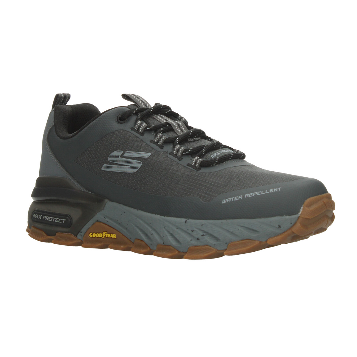 Tenis Skechers Max Protect Hombre Gris Senderismo Outdoor Caballero, foto 2 de 10