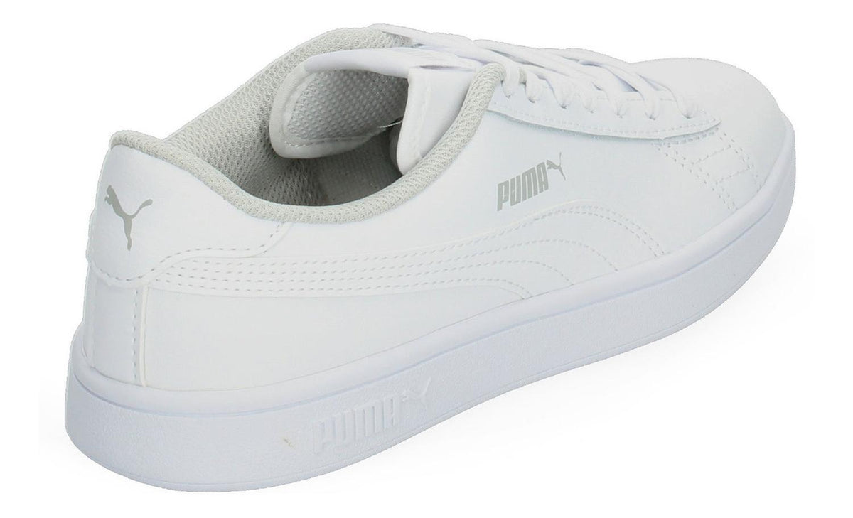 Tenis Puma Smash L V2 Blanco Para Niño [pum644], foto 4 de 9