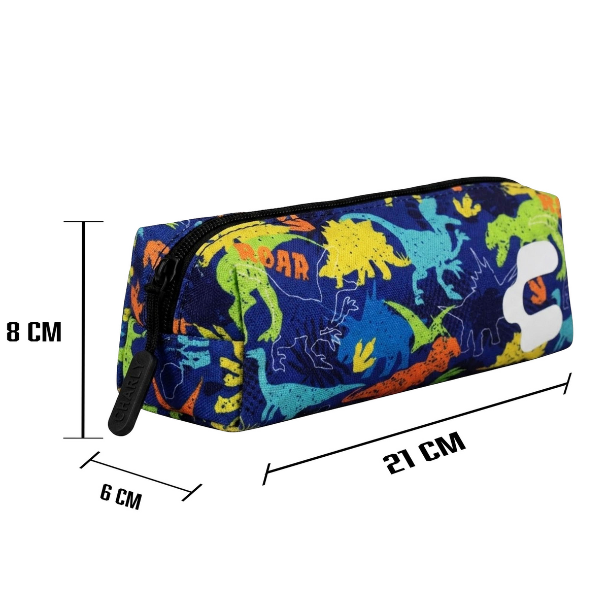 Set de Mochila Charly Dinosaurio Niño Azul Escolar Lonchera Infantil, foto 6 de 10