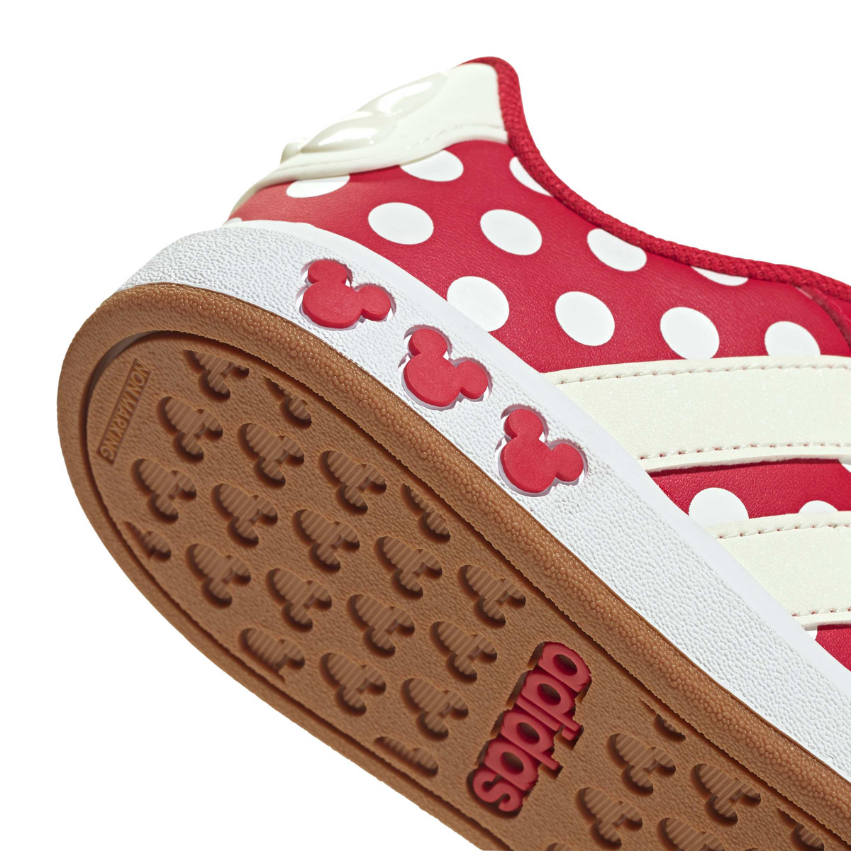 Tenis Adidas Grand Court Niña Rojo Casual Infantil T16-22, foto 6 de 10