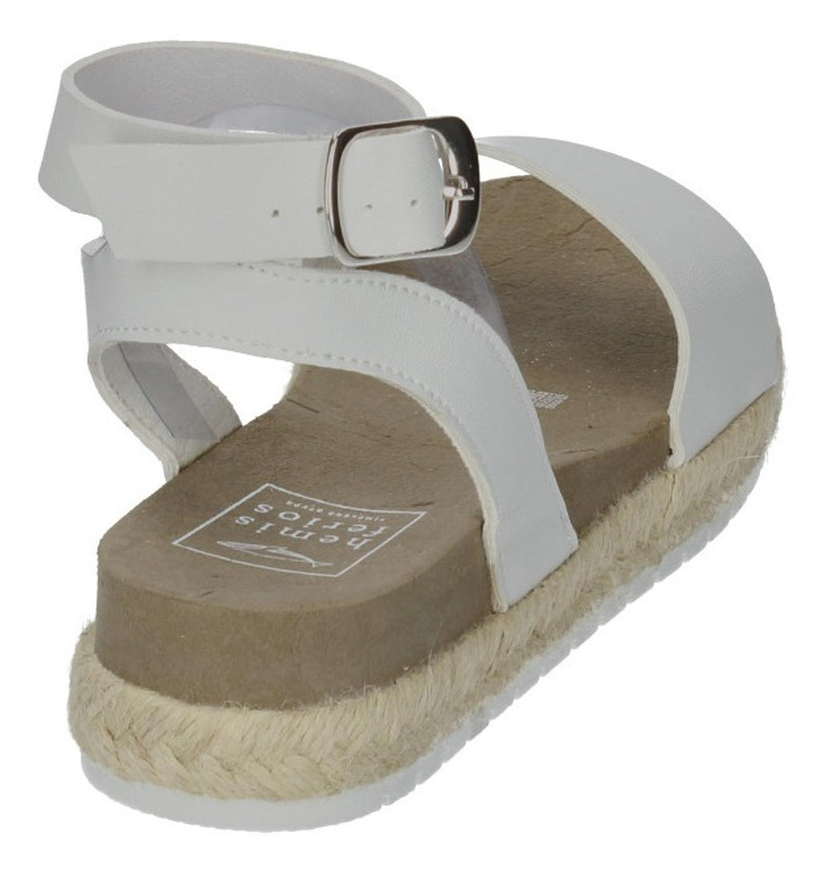 Sandalias Hemisferios Para Mujer 28702-1-a Blanco [hmf12], foto 4 de 6