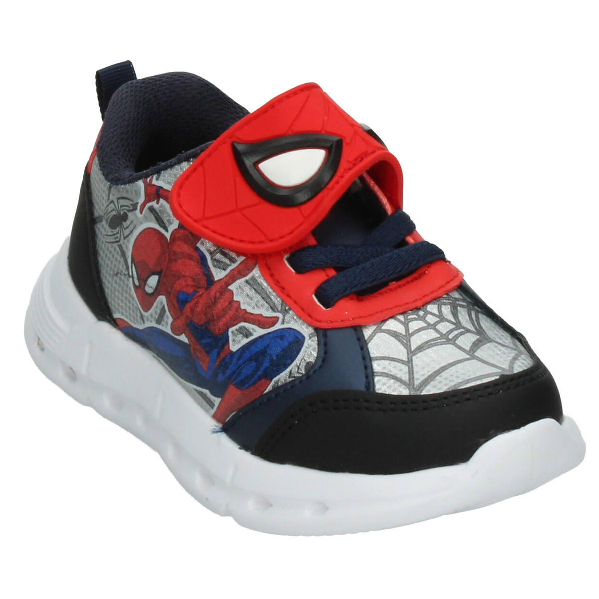 Tenis Marvel Spiderman Niño Negro Casual Led Infantil T18-22, foto 4 de 10