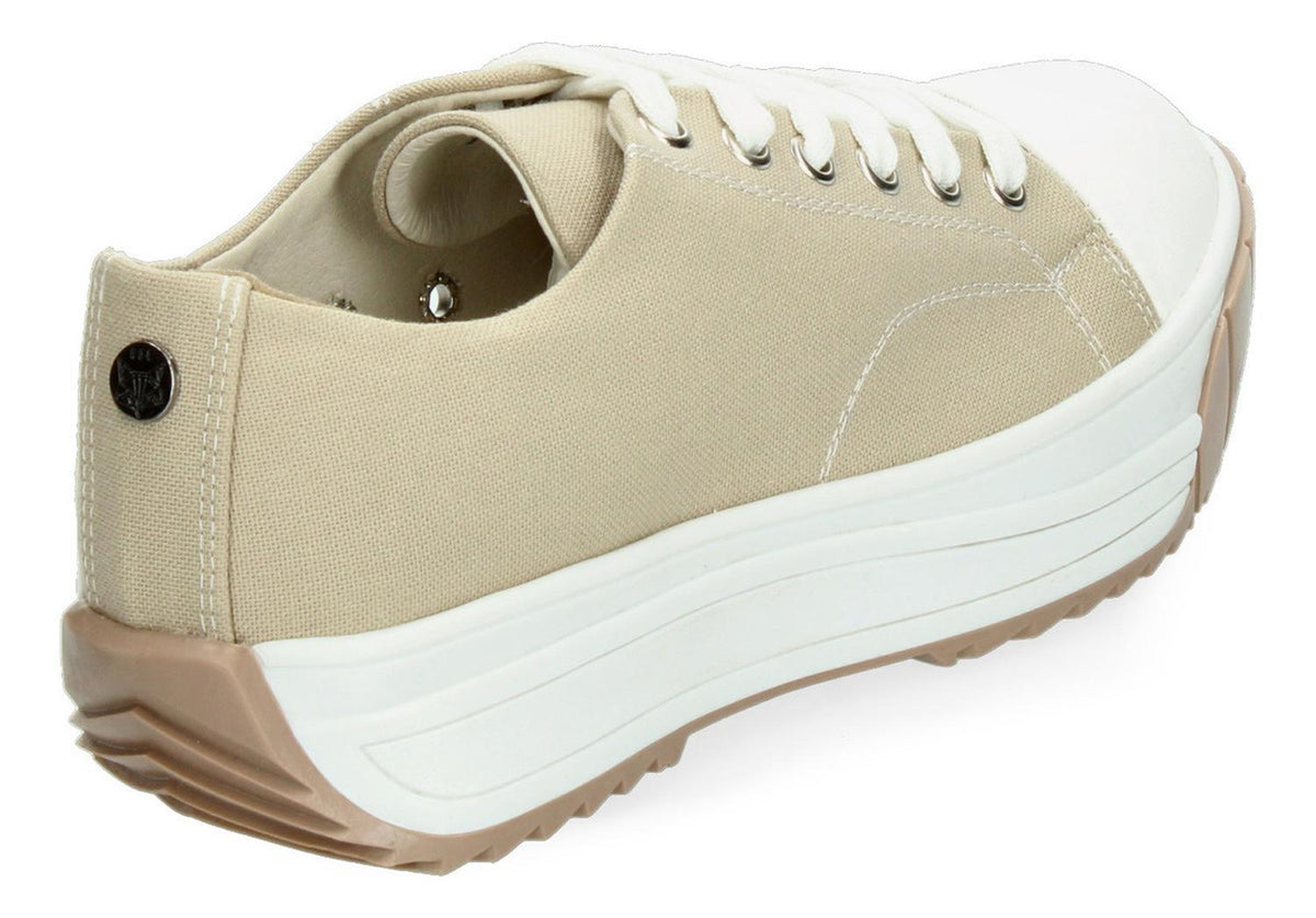 Tenis Plataforma Efe Beige Para Mujer [efe1043], foto 5 de 11