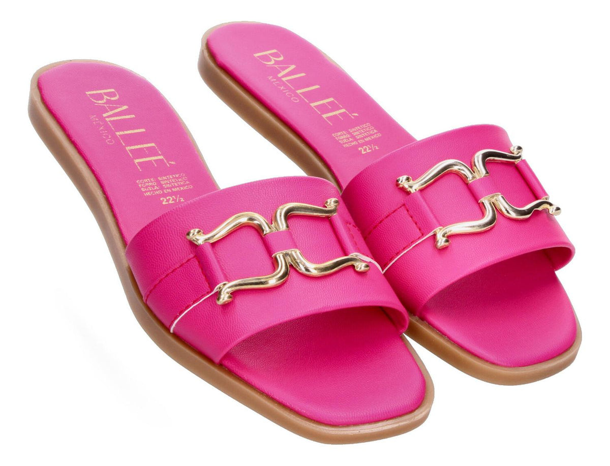 Sandalias Fucsia Para Mujer [bal1], foto 3 de 10