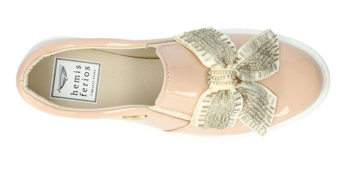 Zapato Casual Hemisferios Para Mujer 7302-1-b Beige [hmf8], foto 5 de 6