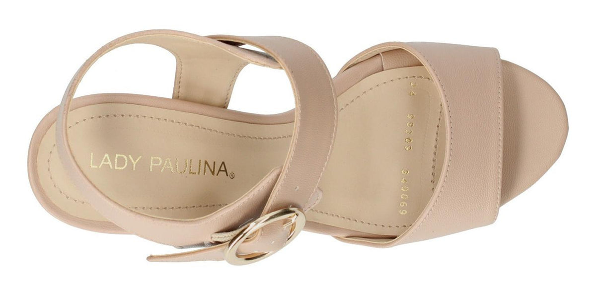 Sandalias Paulina Para Mujer 98309 Beige [pau743], foto 5 de 6