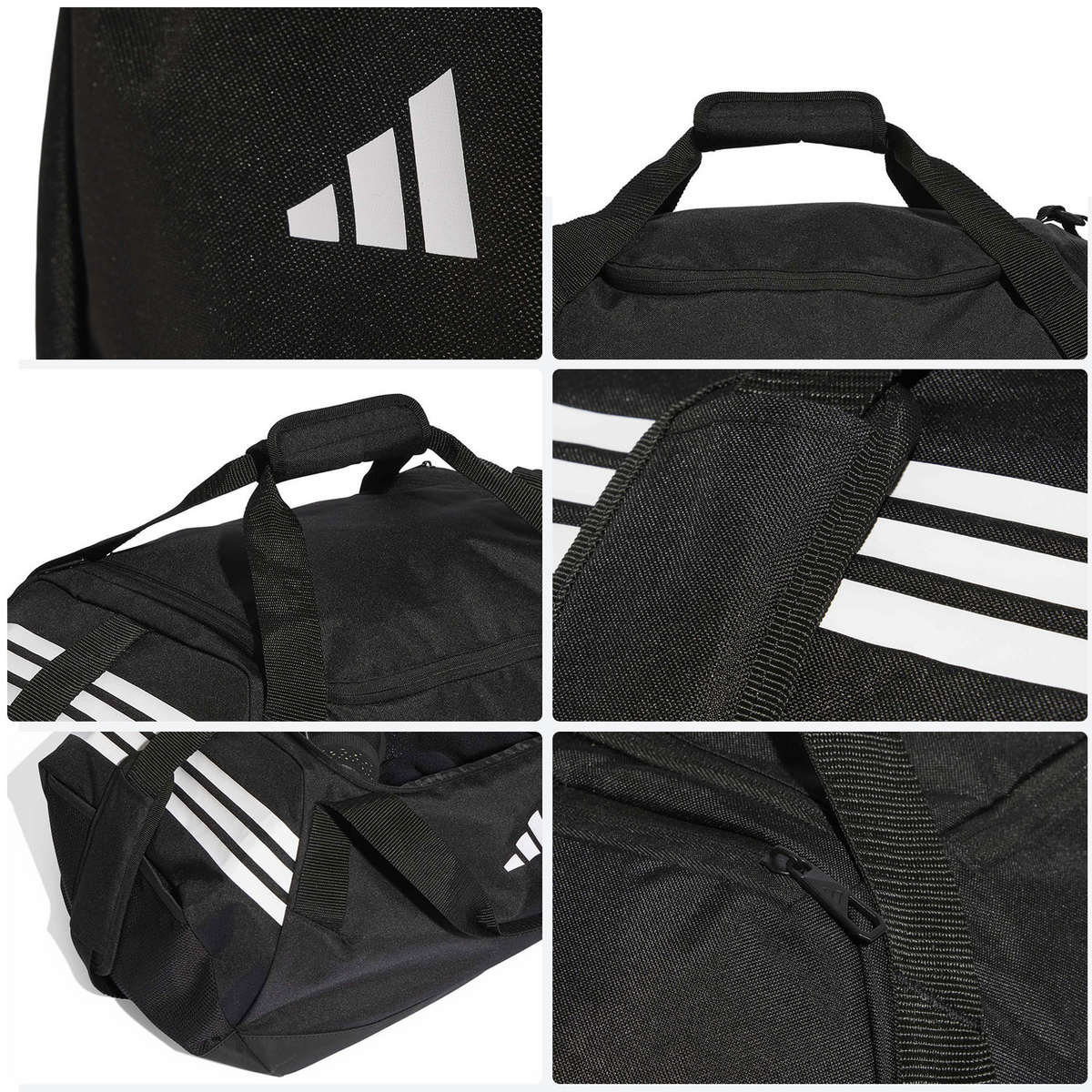 Bolsa Deportiva Adidas Tiro Negra Gimnasio Viaje Unisex 57L, foto 8 de 10