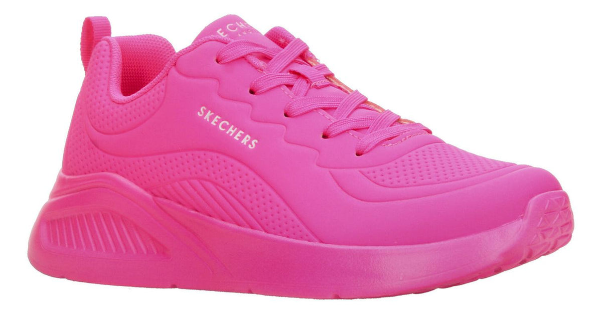 Tenis Mujer Correr Skechers Fucsia Cintas Dama Cómodo Ligero, foto 2 de 10