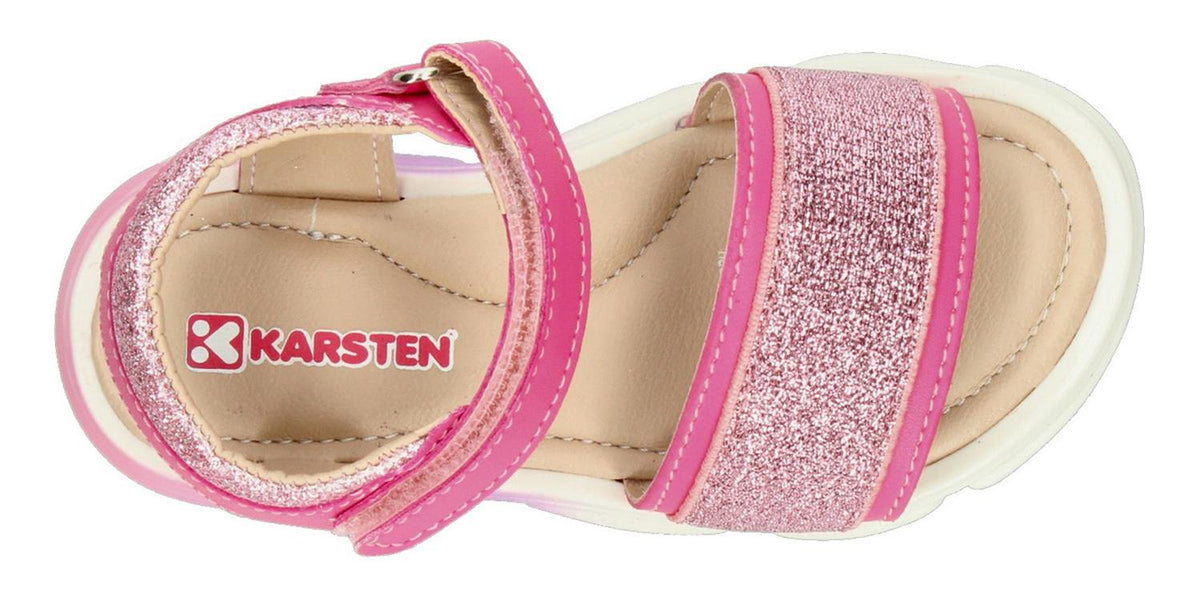 Sandalias Karsten Niña Rosa Casual Infantil, foto 8 de 9