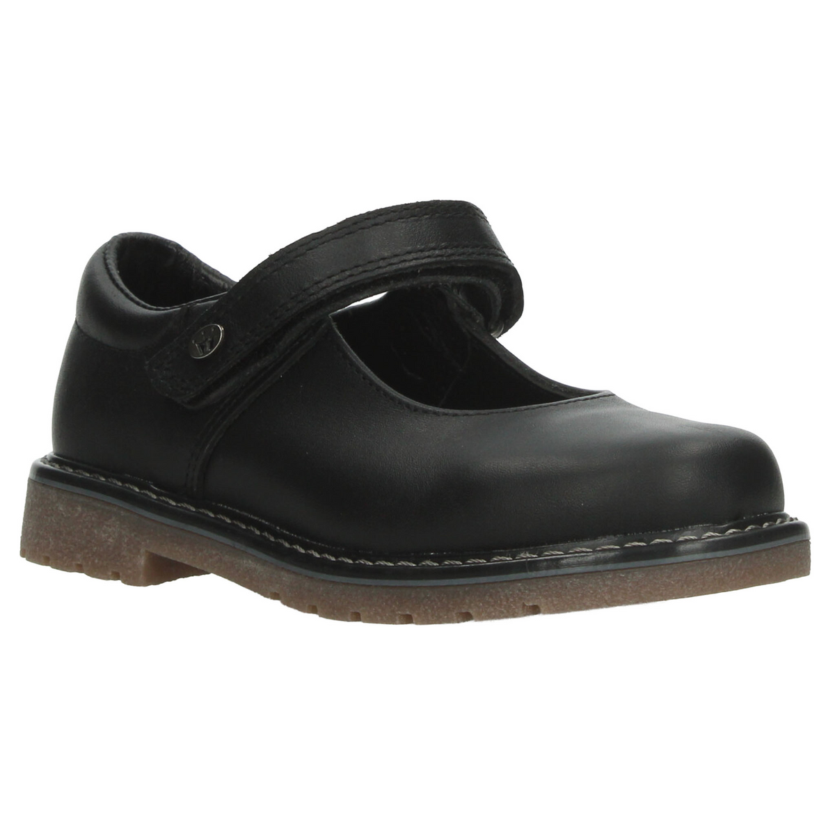 Zapato Jakuna Niña Negro Escolar Adhesivo Infantil T18-22, foto 2 de 10