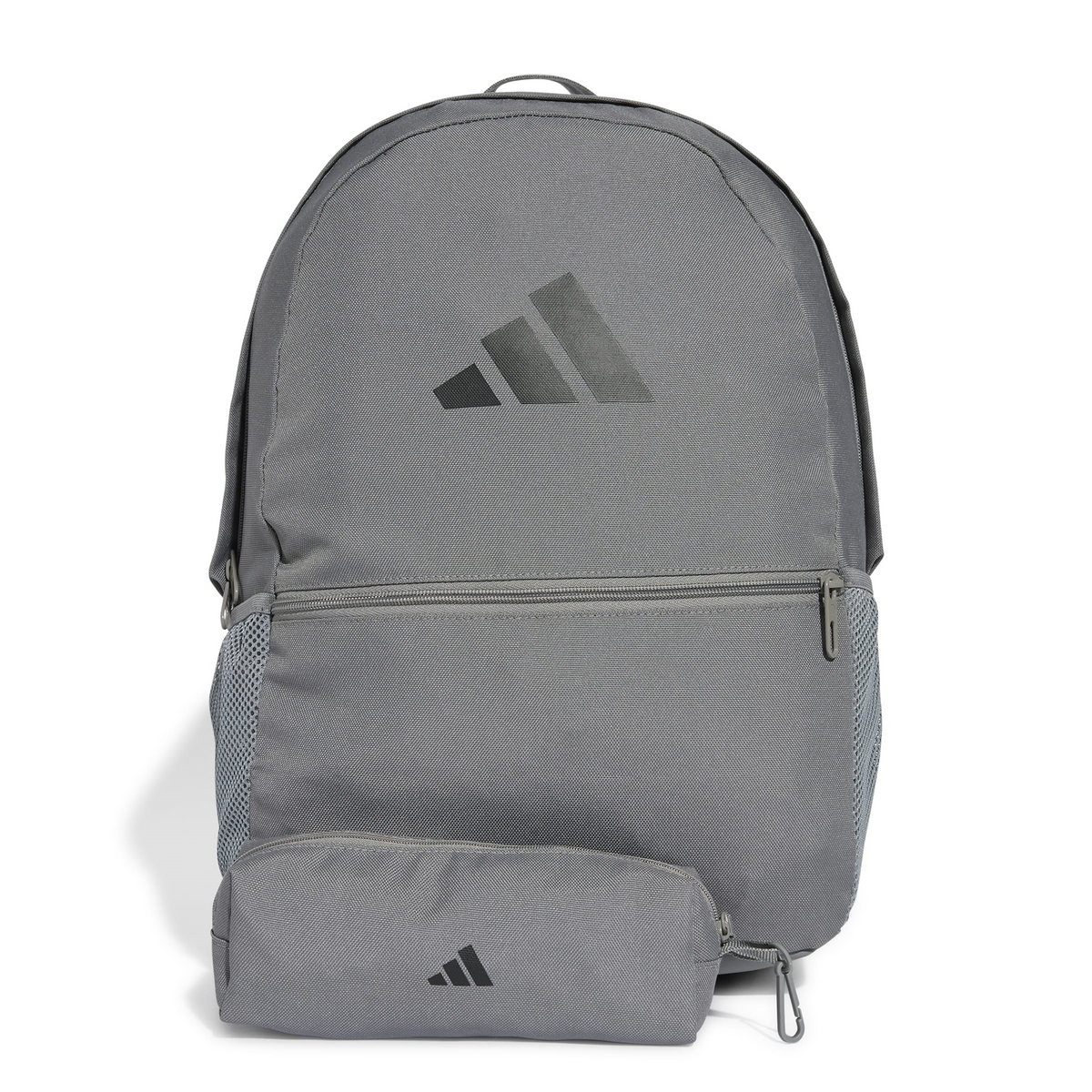 Mochila Adidas Classic 23 Gris Escolar Con Lapicera Unisex 23L, foto 8 de 10