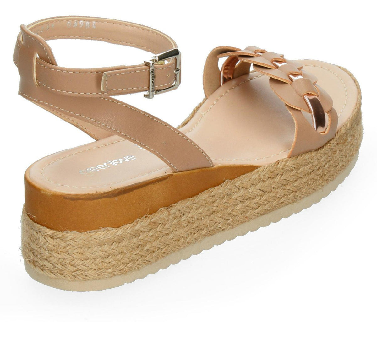 Sandalias Green Love Para Mujer 92041 Cafe [gre30], foto 4 de 10