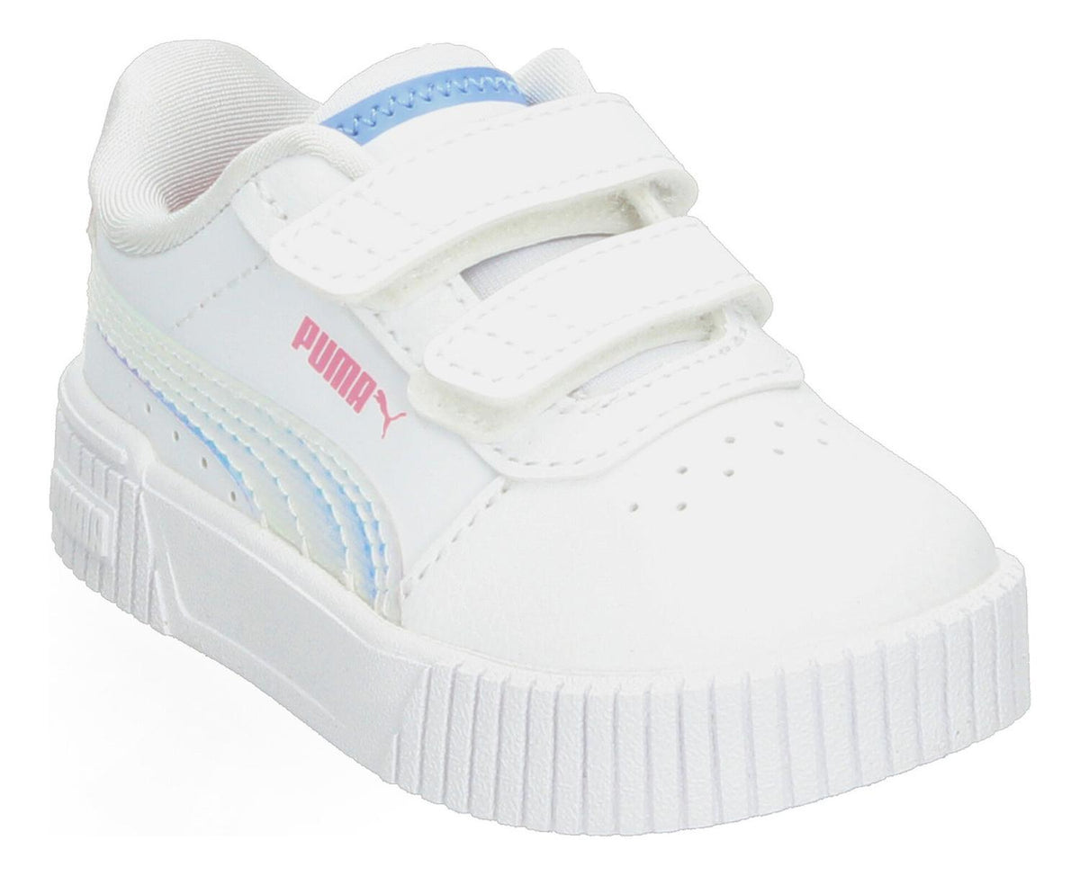 Tenis Puma Niña Carina 2.0 Deep Dive Blanco Velcro (11-16), foto 4 de 8