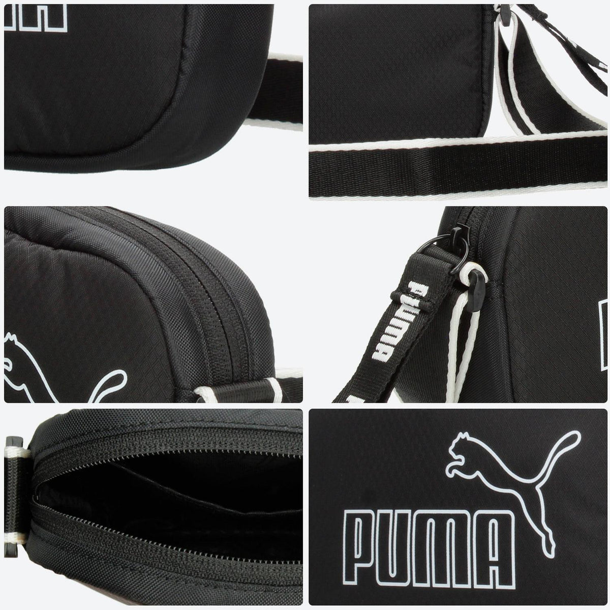 Bolsa Mujer Puma Core Her Negro Sports Casual Bolsa Cruzada, foto 4 de 10