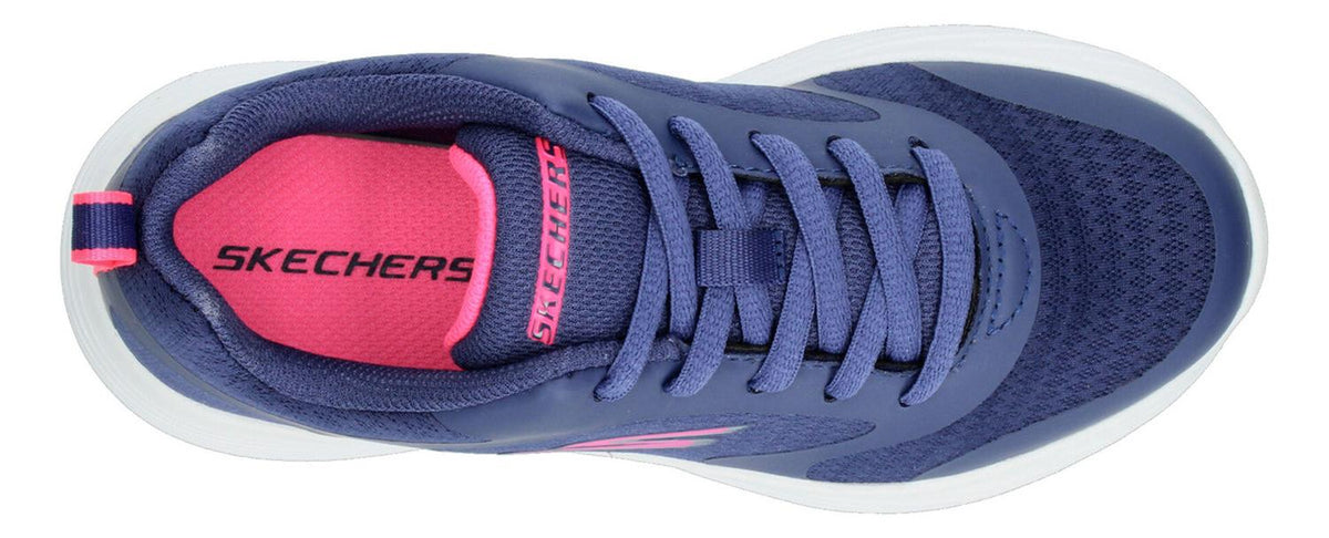 Tenis Skechers Deportivo Color Azul Marino Cintas Para Niña, foto 8 de 10