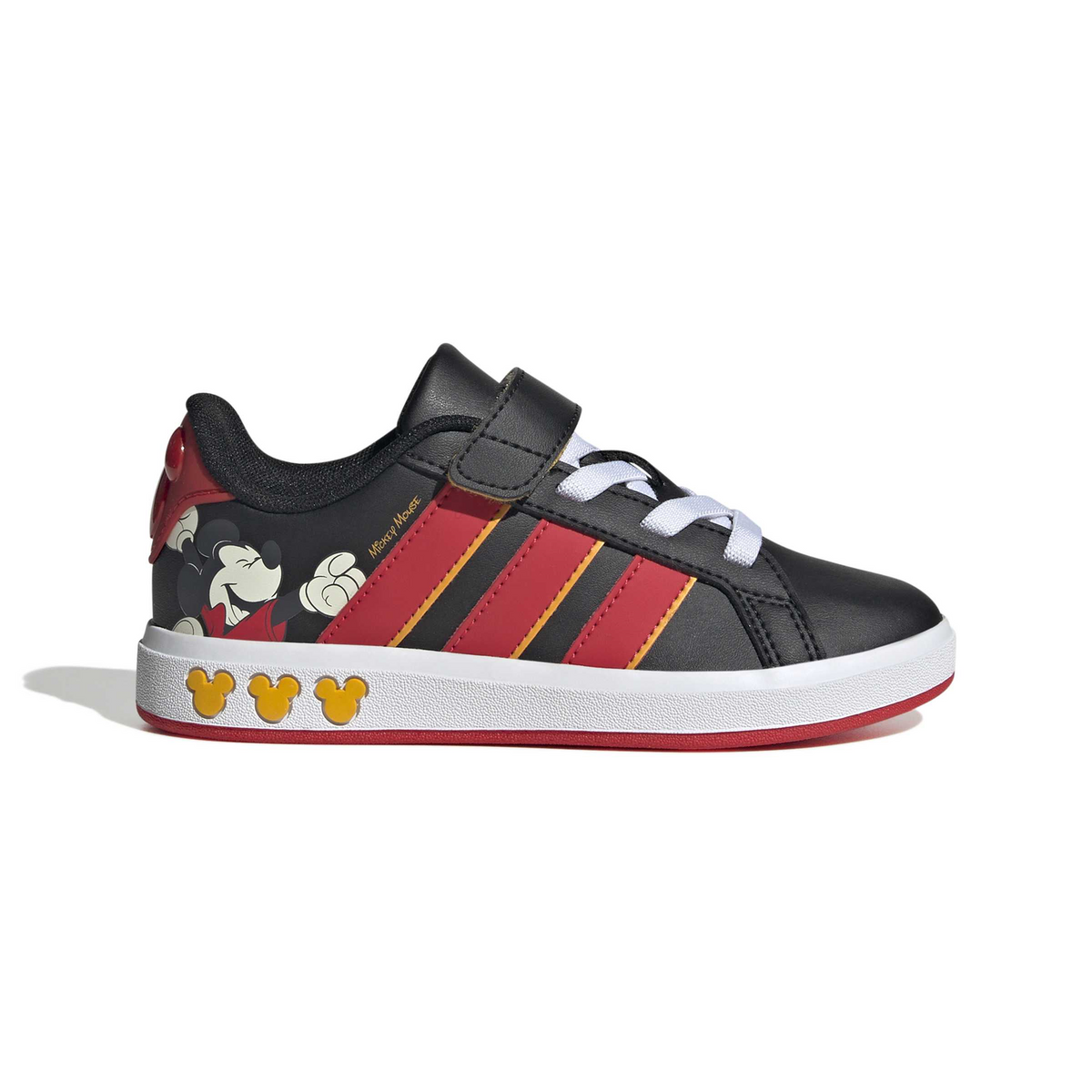 Tenis Adidas Mickey Grand Court Niño Negro Casual Infantil T16-22, foto 1 de 10