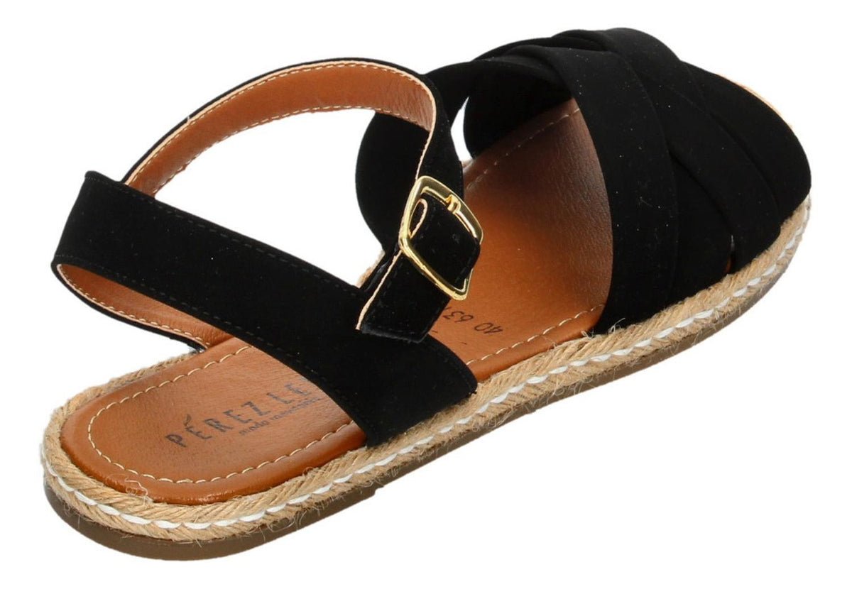 Sandalias Perez Lete Para Mujer 63139 Negro [plt210], foto 5 de 10