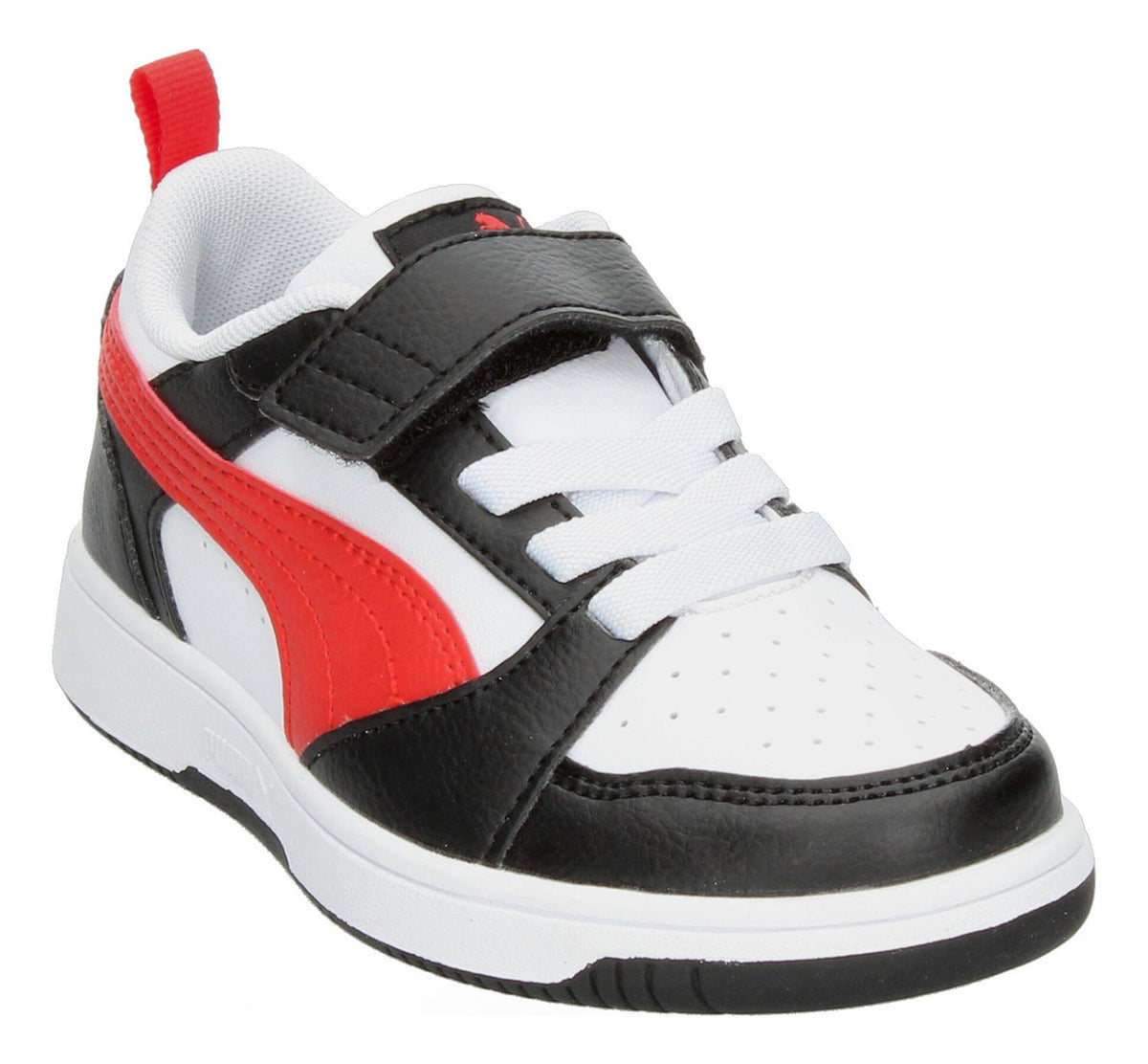 Tenis Puma Rebound V6 Color Negro Con Velcro Para Niño, foto 5 de 7