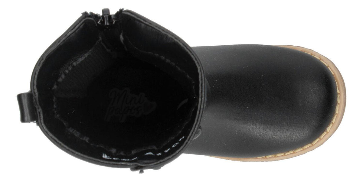 Bota Minipapos Negro Para Niña [mnp305], foto 9 de 10